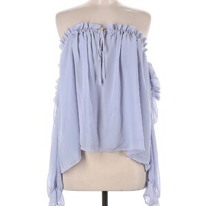 Vince Camuto Off shoulder blue blouse